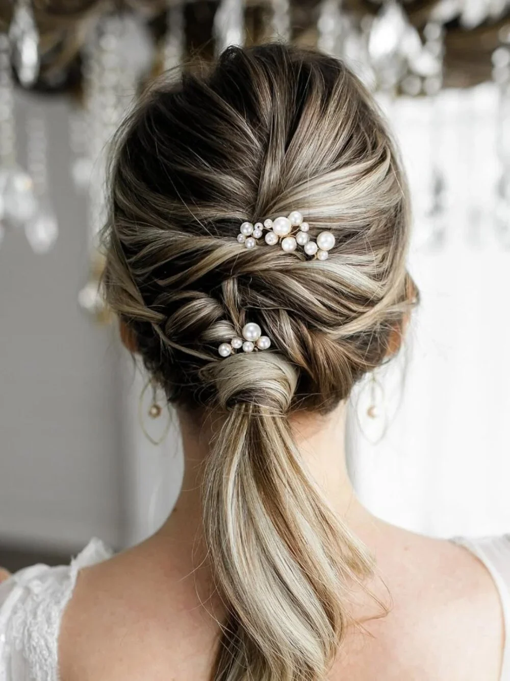 Elegant Pearl Bridal Hair Pins - 9Pcs Wedding Hair Accessories for Brides
